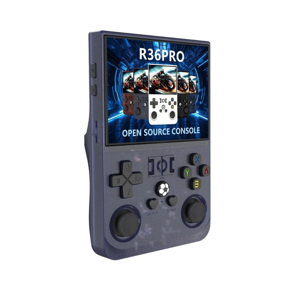 R36S PRO Nešiojama Retro Konsolė, 64/128GB, 10 000 Žaidimų