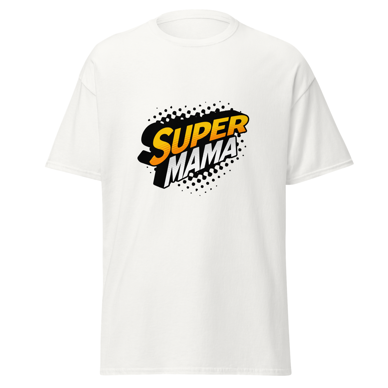 Super mama šviesųs marškinėliai