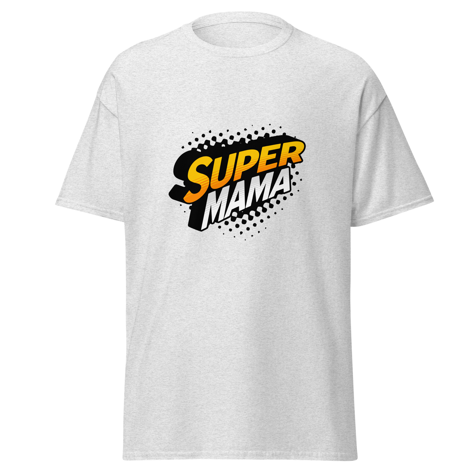 Super mama šviesųs marškinėliai