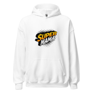 Džemperis su užrašu „Super mama”